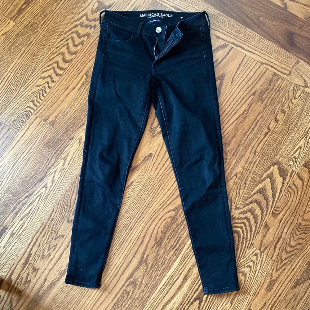 black super super stretch x jeans